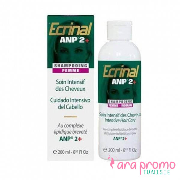 Ecrinal Soin Intensif Cheveux ANP 2+ Shampooing Fortifiant FEMME 200ML