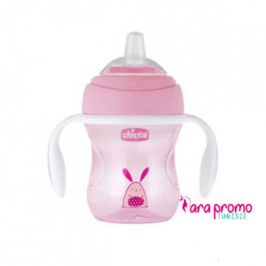 CHICCO TASSE TRANSITION BEC SOUPLE SILICONE - GIRL 4M+