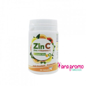 Zinc + Vitamine C 30Gélules