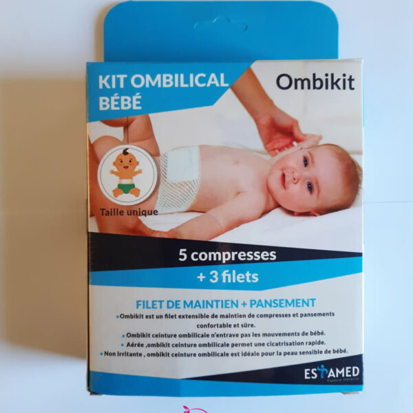 Kit Ombilical Bébé ( 3 Filets+5 Compresses) - BioPhysic